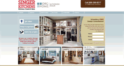 Desktop Screenshot of closets.singerkitchens.com